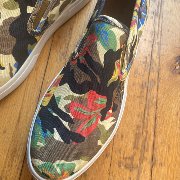 NWOT Sun + Stone Mens Reins Printed Loafer Slip-On Shoes - Picture 2 of 6